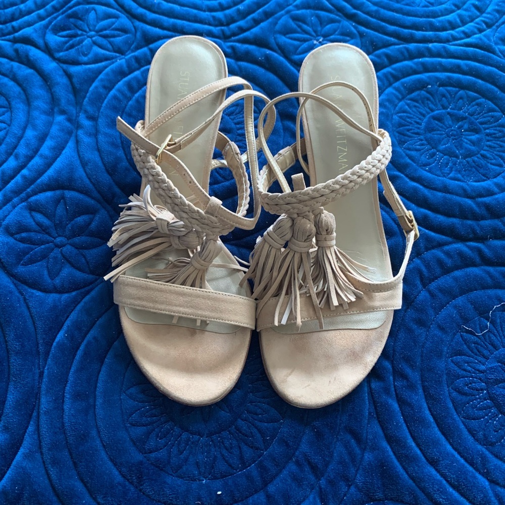 Stuart Weitzman Tassel Sandals